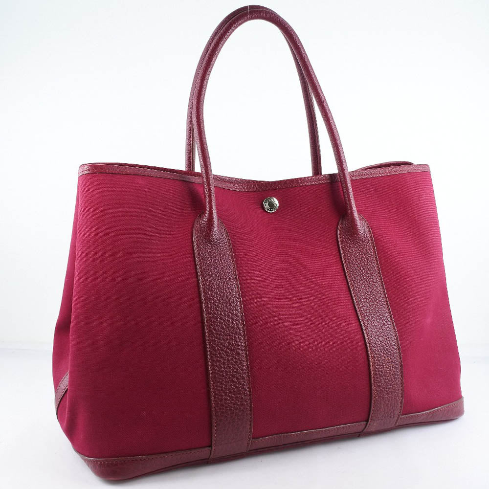 HERMES Handbag Towar Officier Red Garden party PM Women