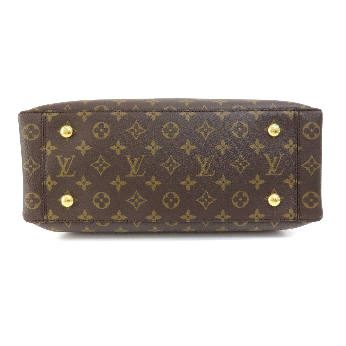 LOUIS VUITTON Handbag Monogram canvas Brown Flower Tote Monogram