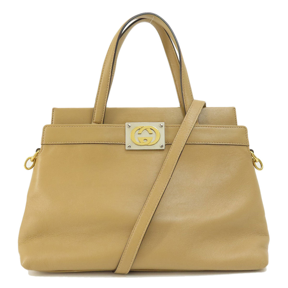 GUCCI Handbag 631663 leather Brown