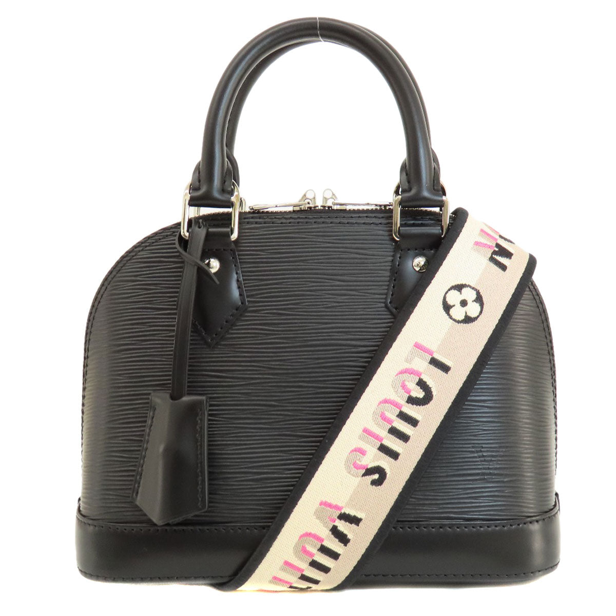 LOUIS VUITTON Handbag Epi black Alma BB