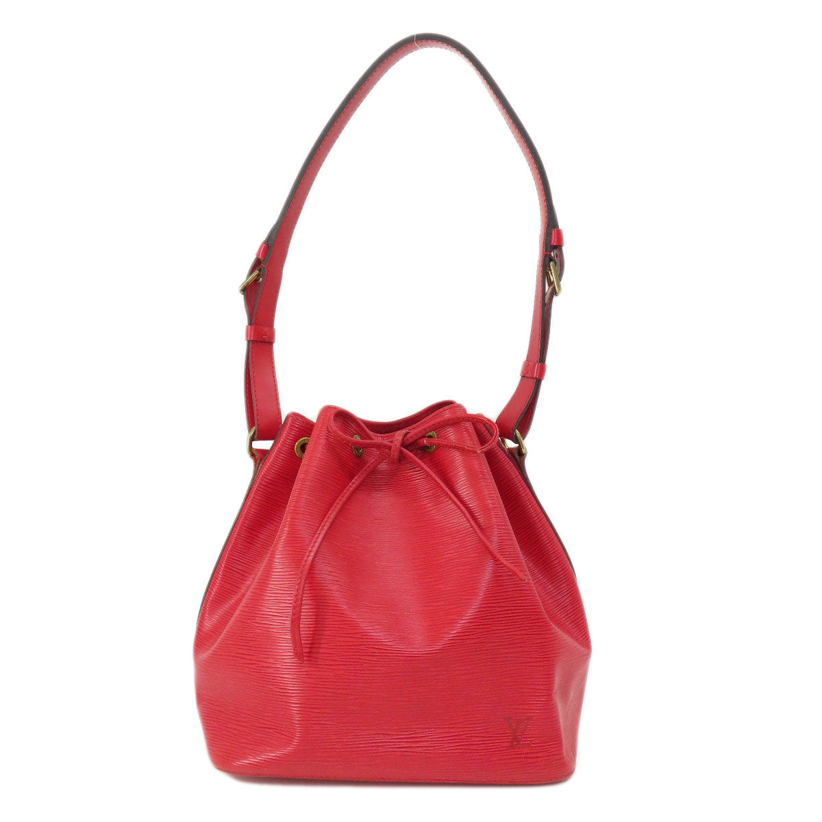 LOUIS VUITTON Shoulder Bag Epi Red Petit Noe Castilean Red Women