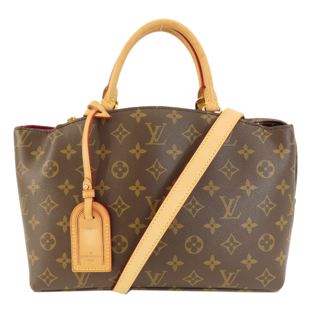 LOUIS VUITTON Handbag Monogram canvas Brown Petit Palais PM Monogram