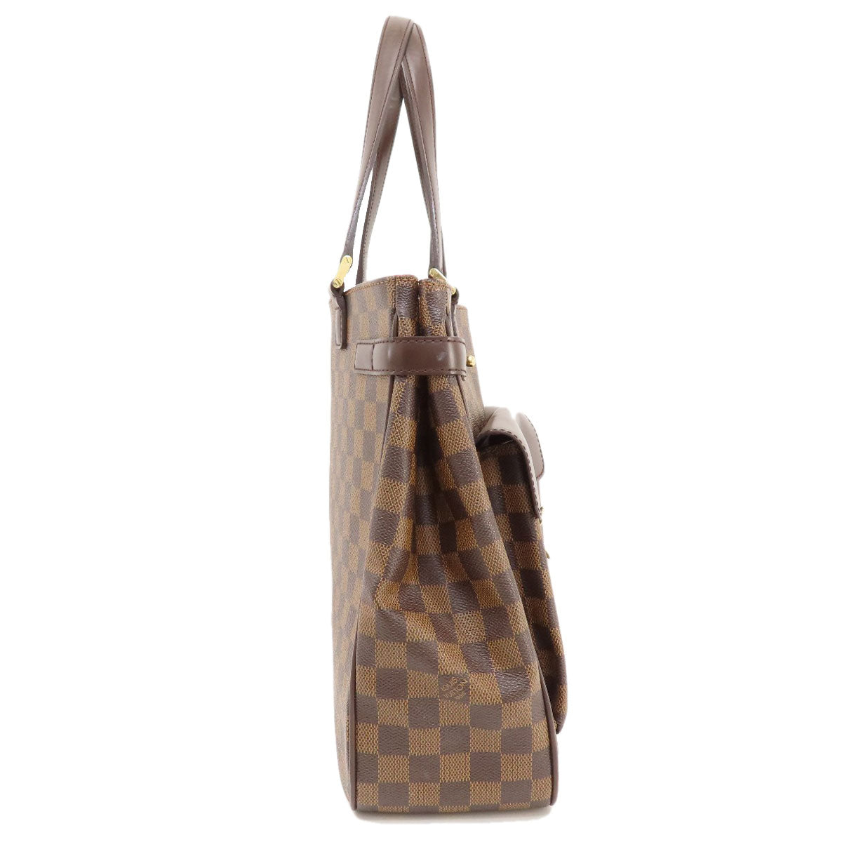 LOUIS VUITTON Tote Bag Damier canvas Brown Uzes Damier Ebene Women