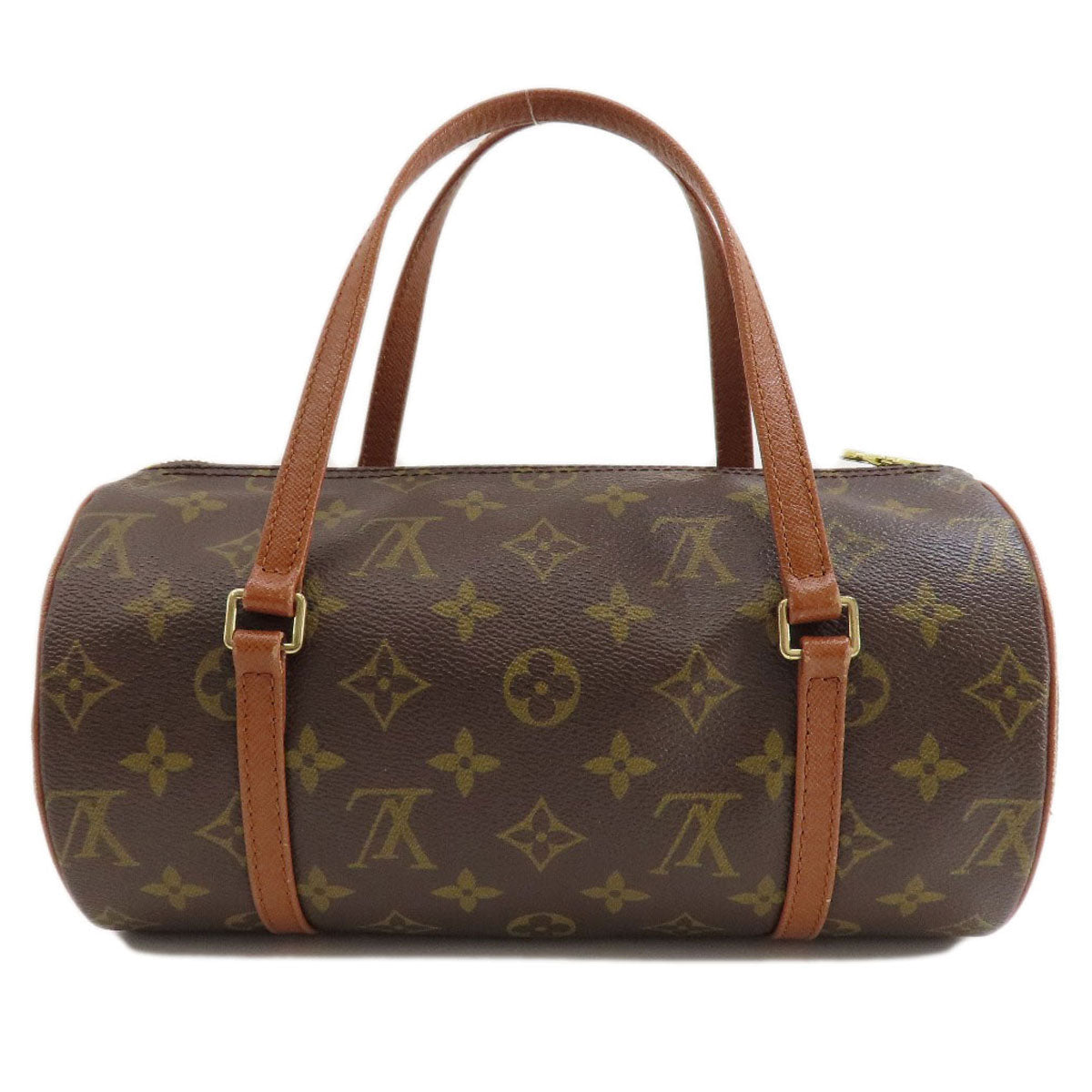 LOUIS VUITTON Handbag Monogram canvas Brown Papillon 26 Old Monog Lamb