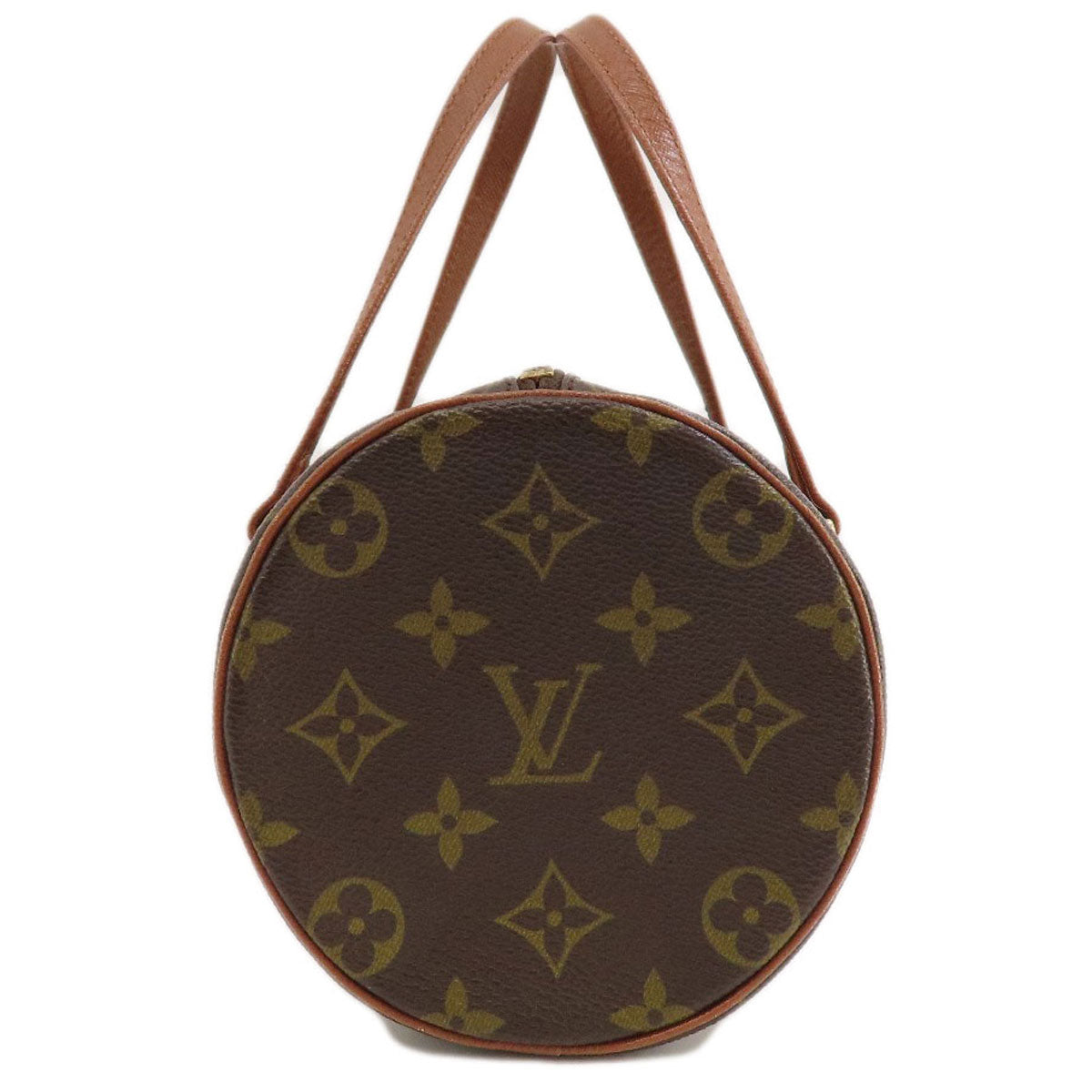 LOUIS VUITTON Handbag Monogram canvas Brown Papillon 26 Old Monog Lamb