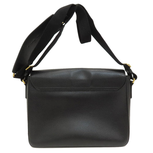 GUCCI Shoulder Bag 450973 leather black Long Shoulder Sherry Line unisex(Unisex)