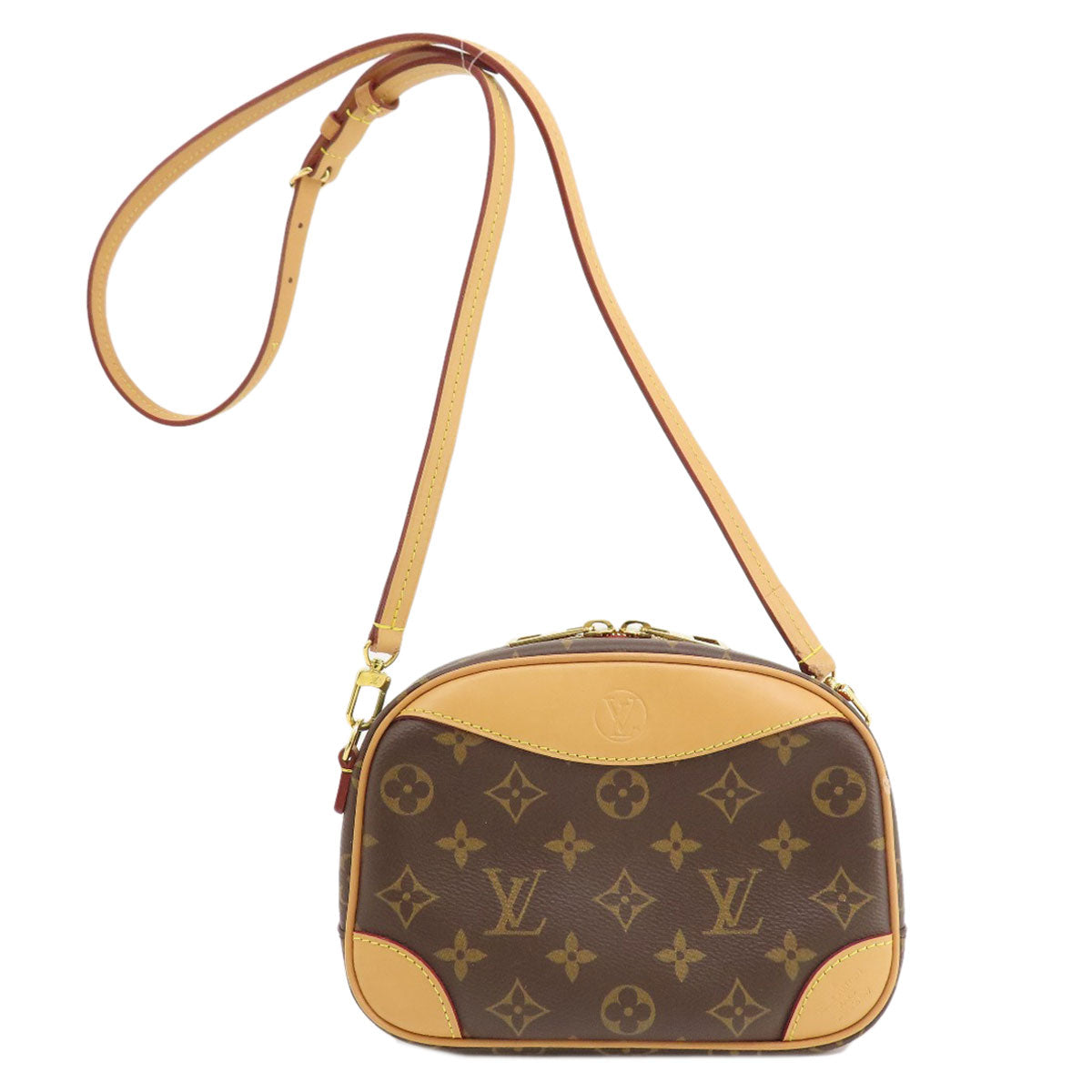 LOUIS VUITTON Shoulder Bag Monogram canvas Brown DeauvilleMINI Monogram
