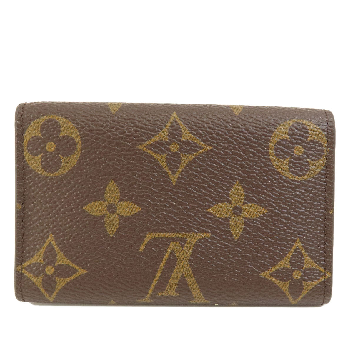 LOUIS VUITTON Key case Key holder Monogram canvas Brown Multicles6 Monogram Women