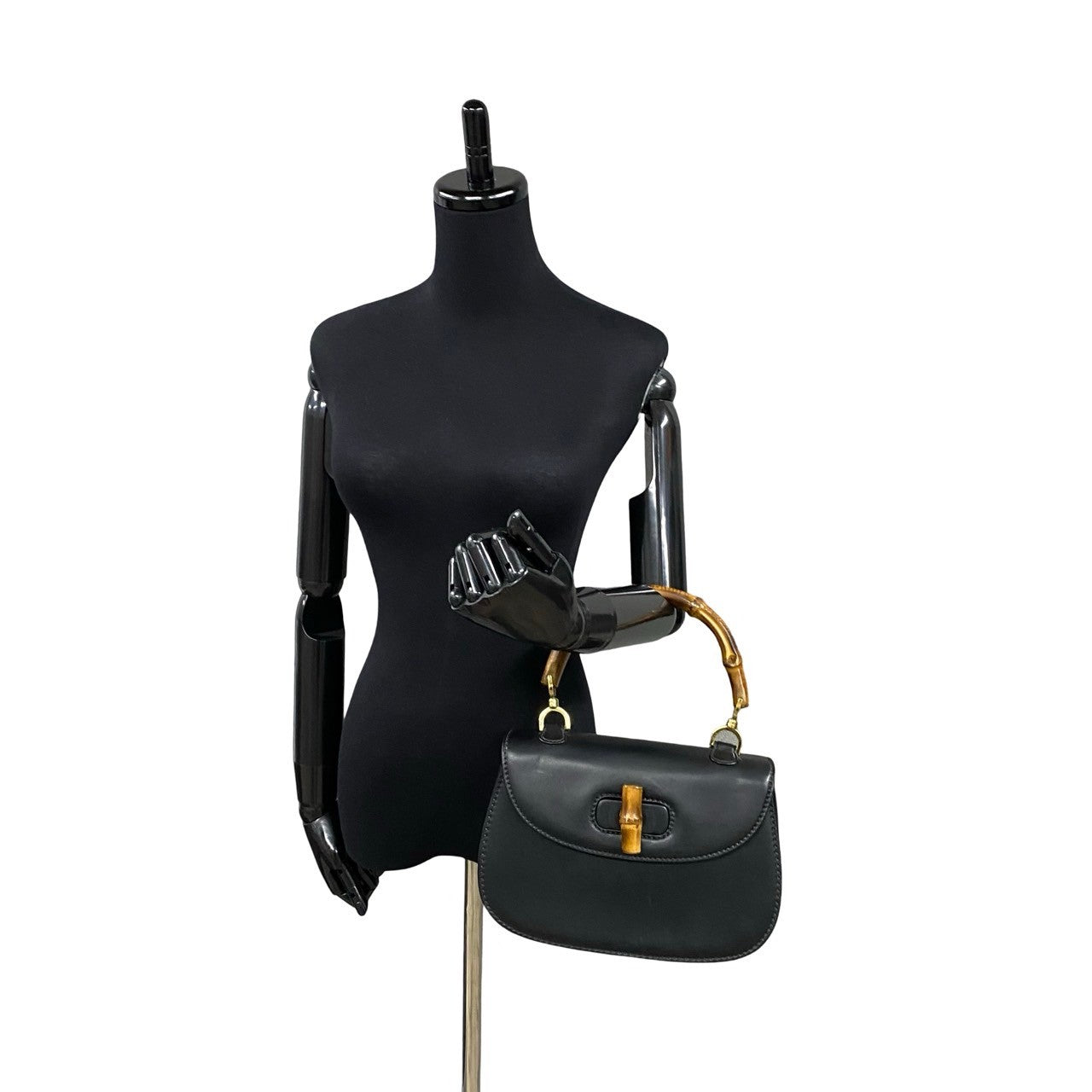 Gucci Bamboo Leather Handbag