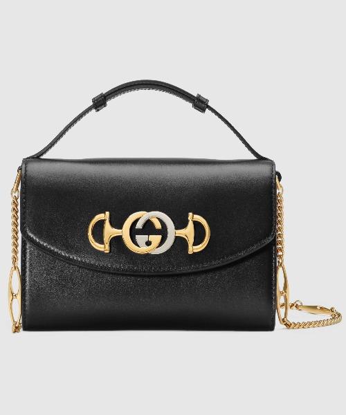 Gucci Monogram Chain Leather Crossbody