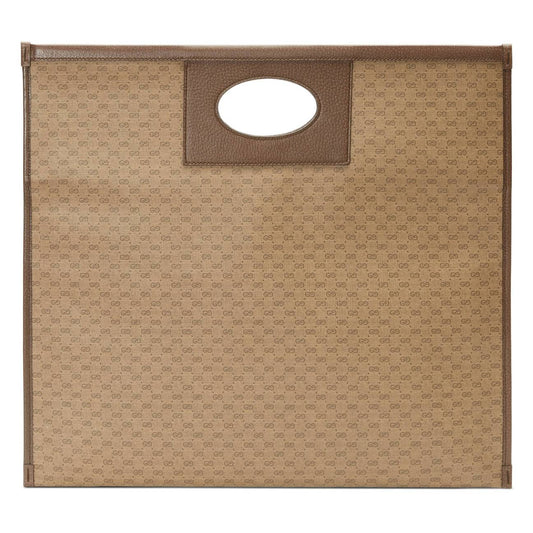 Gucci Mini GG Supreme Print Canvas Tote in Beige