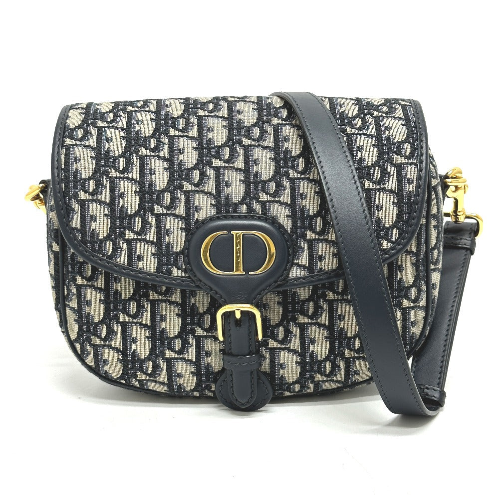 Dior Shoulder Bag leather gray CD Cannage Caro Women