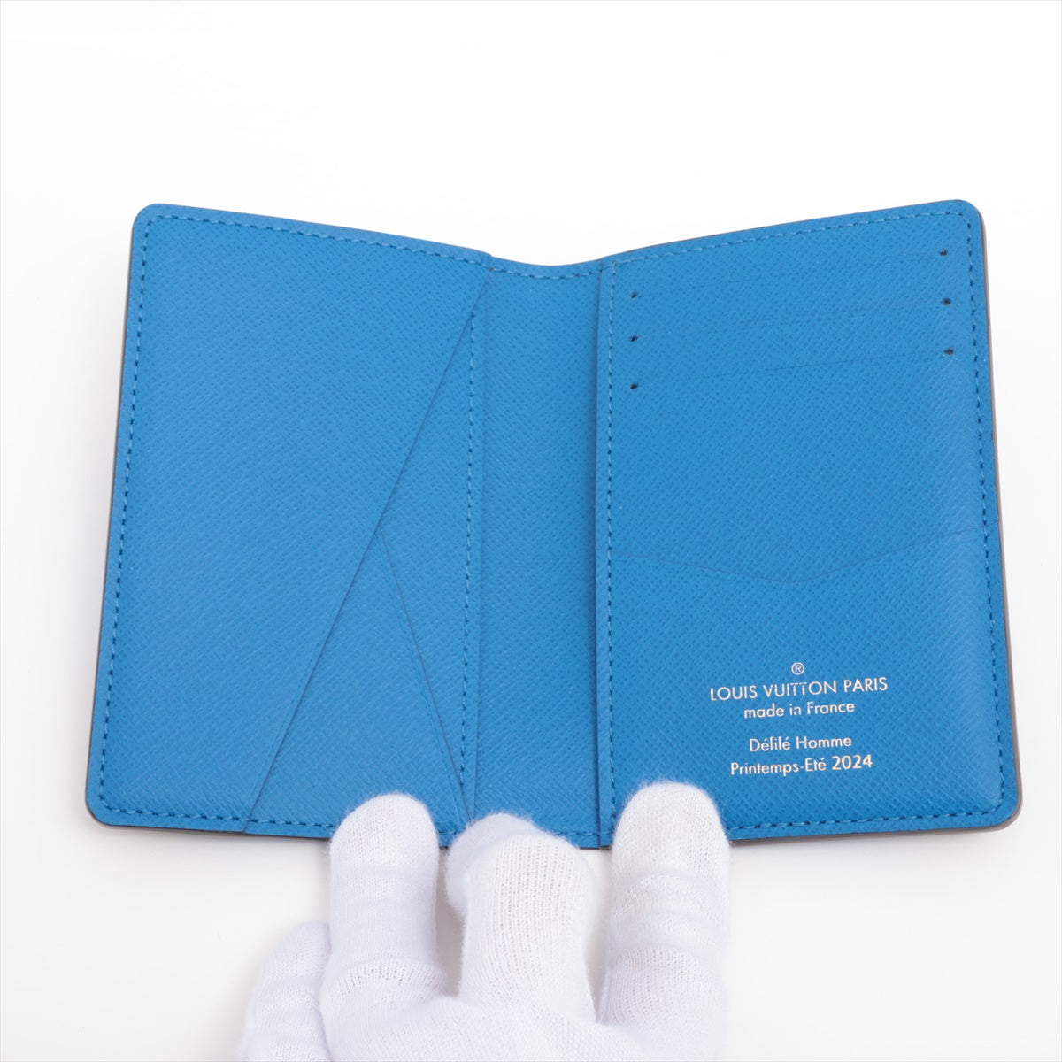 Louis Vuitton Damiepop Organizer Do Push N40543 Blue Card Case
