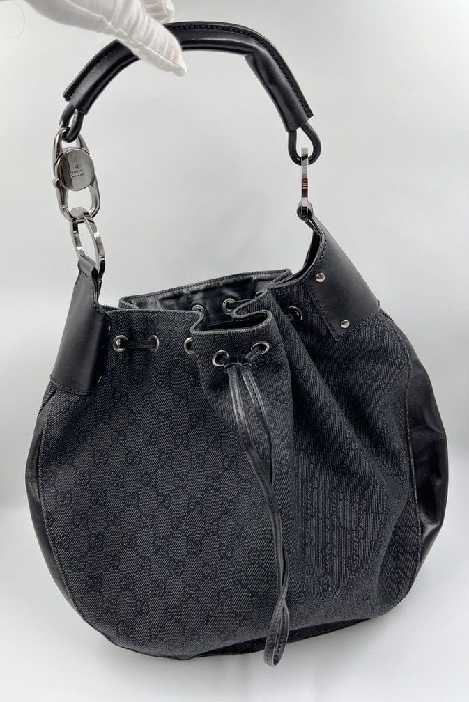 Gucci Leather Canvas Tote Style 24