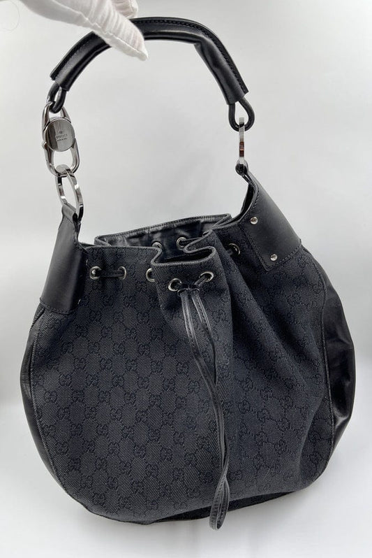 Gucci Leather Canvas Tote Style 24