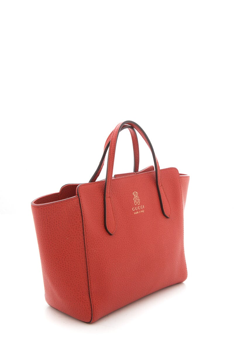 Gucci Orange Leather Tote