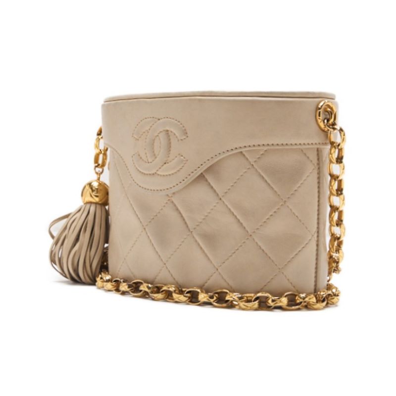 CHANEL CHANEL Matrasse Coco Visitor Chain Shoulder Fringes Beige (Gen Gold ) Shoulder Bag Mini Shoulder Bag Bag Hybrid ?French Ship? Himalan Bookstore Online