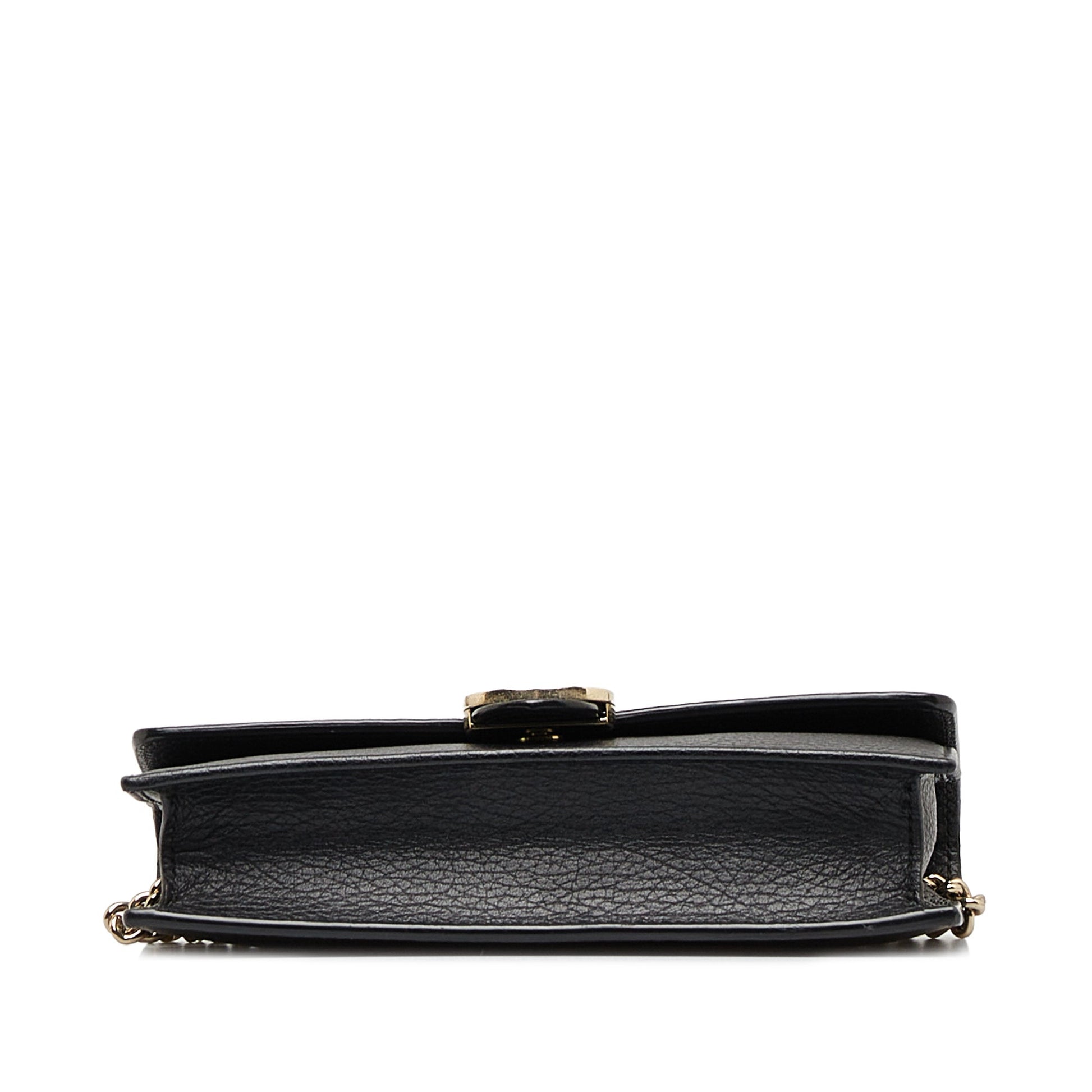 Gucci Interlocking G Leather Chain Crossbody Style 1