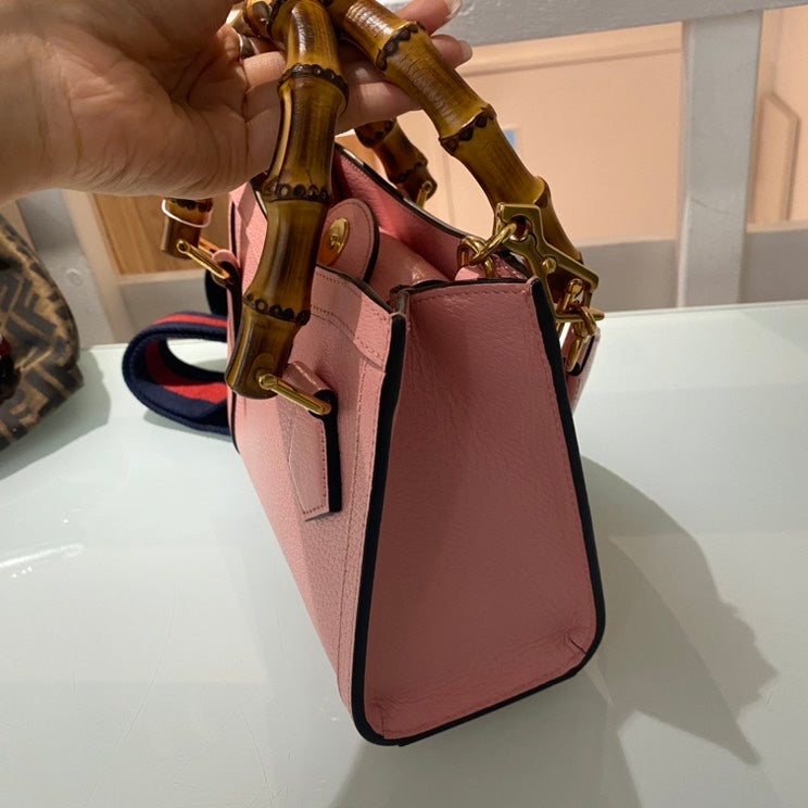 Gucci Bamboo Leather Handbag Style 1