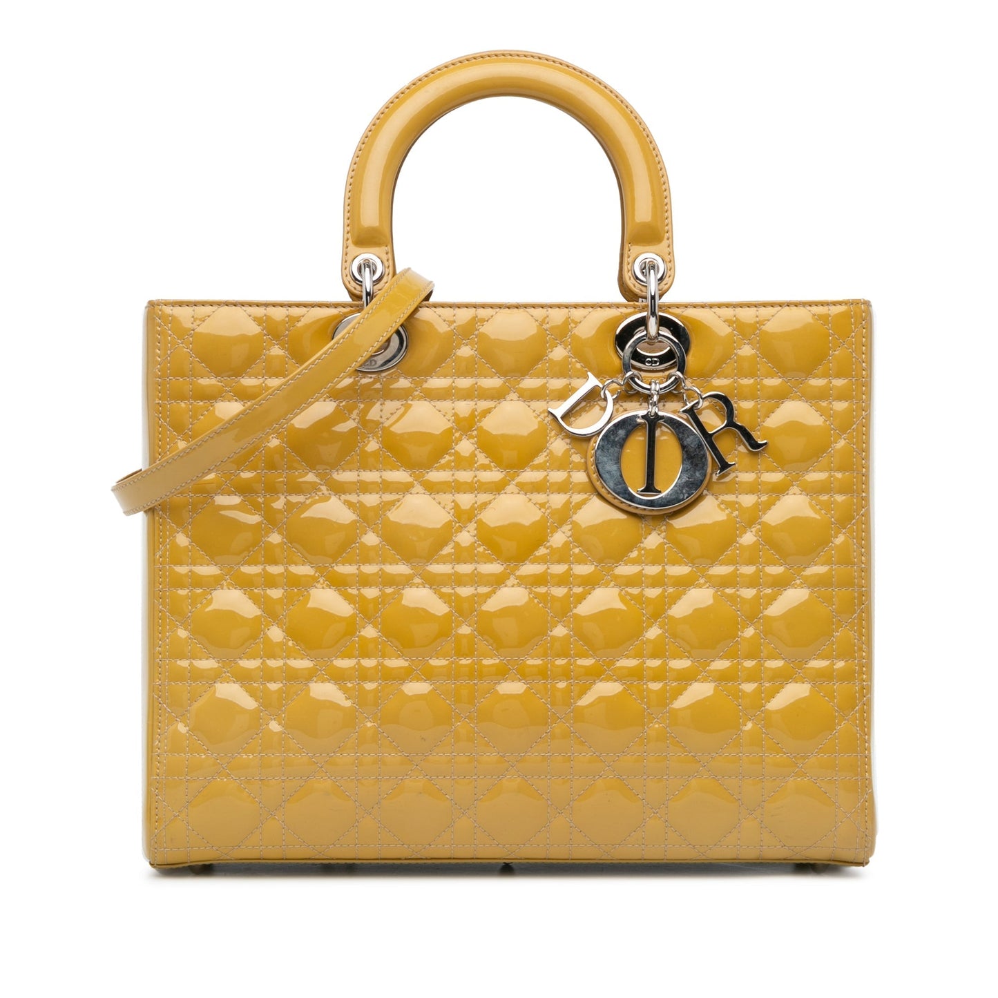Dior Lady Dior Leather Shoulder Bag