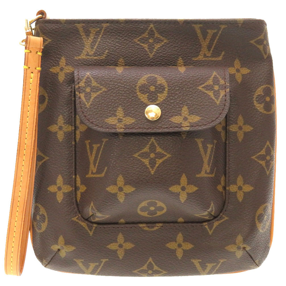 LOUIS VUITTON Pouch Monogram canvas Brown Monogram Partition Women