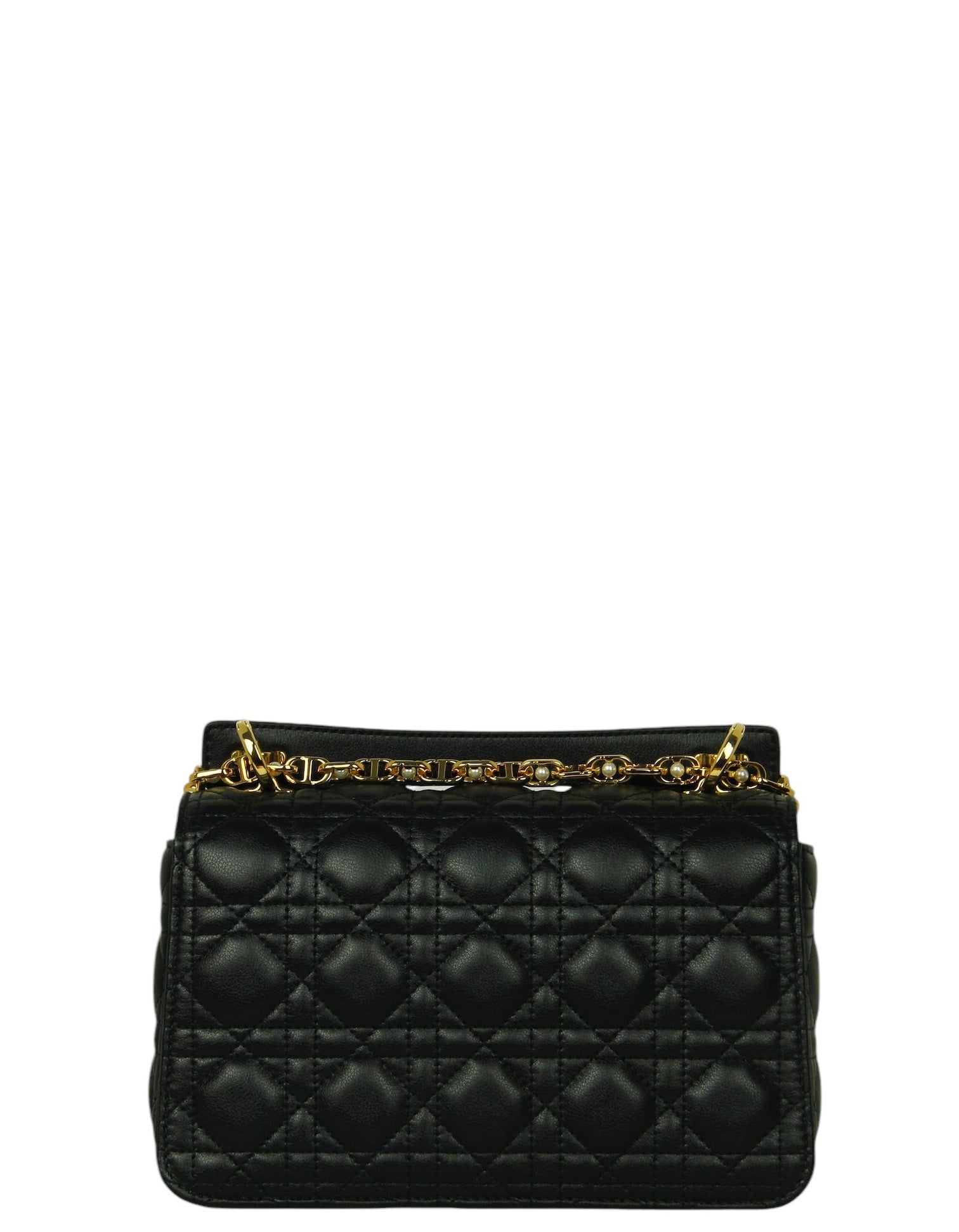 Christian Dior Black Small Dior Jolie Top Handle Bag