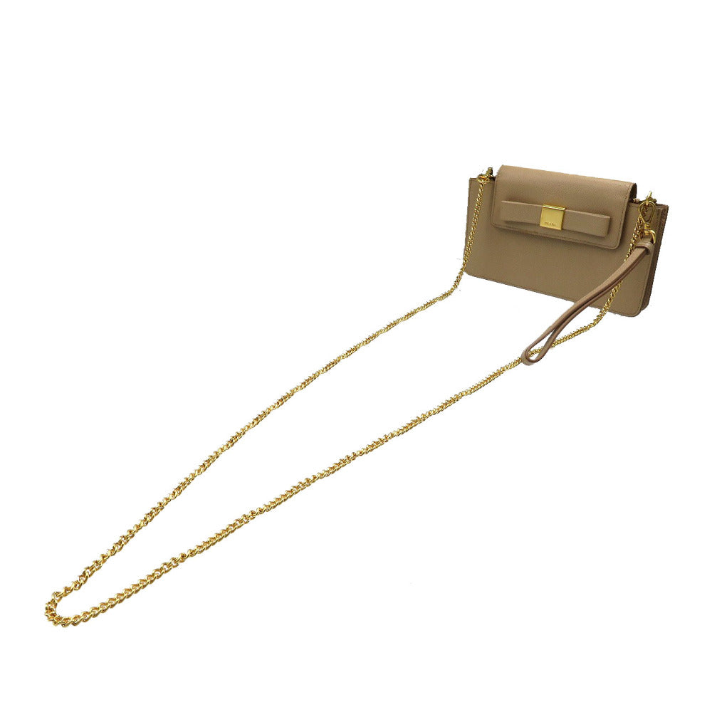 PRADA Mobile phones and smartphone accessories 1ZH034 leather beige Women