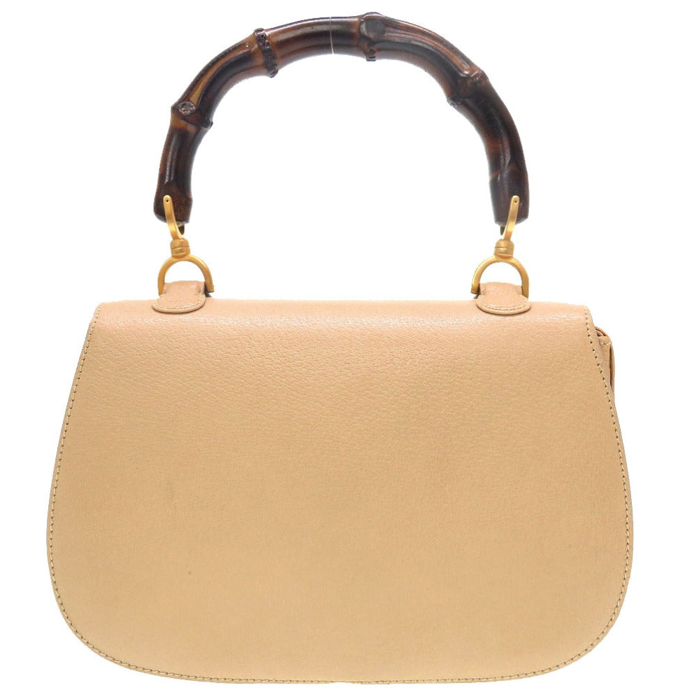 GUCCI Handbag Bamboo beige Women