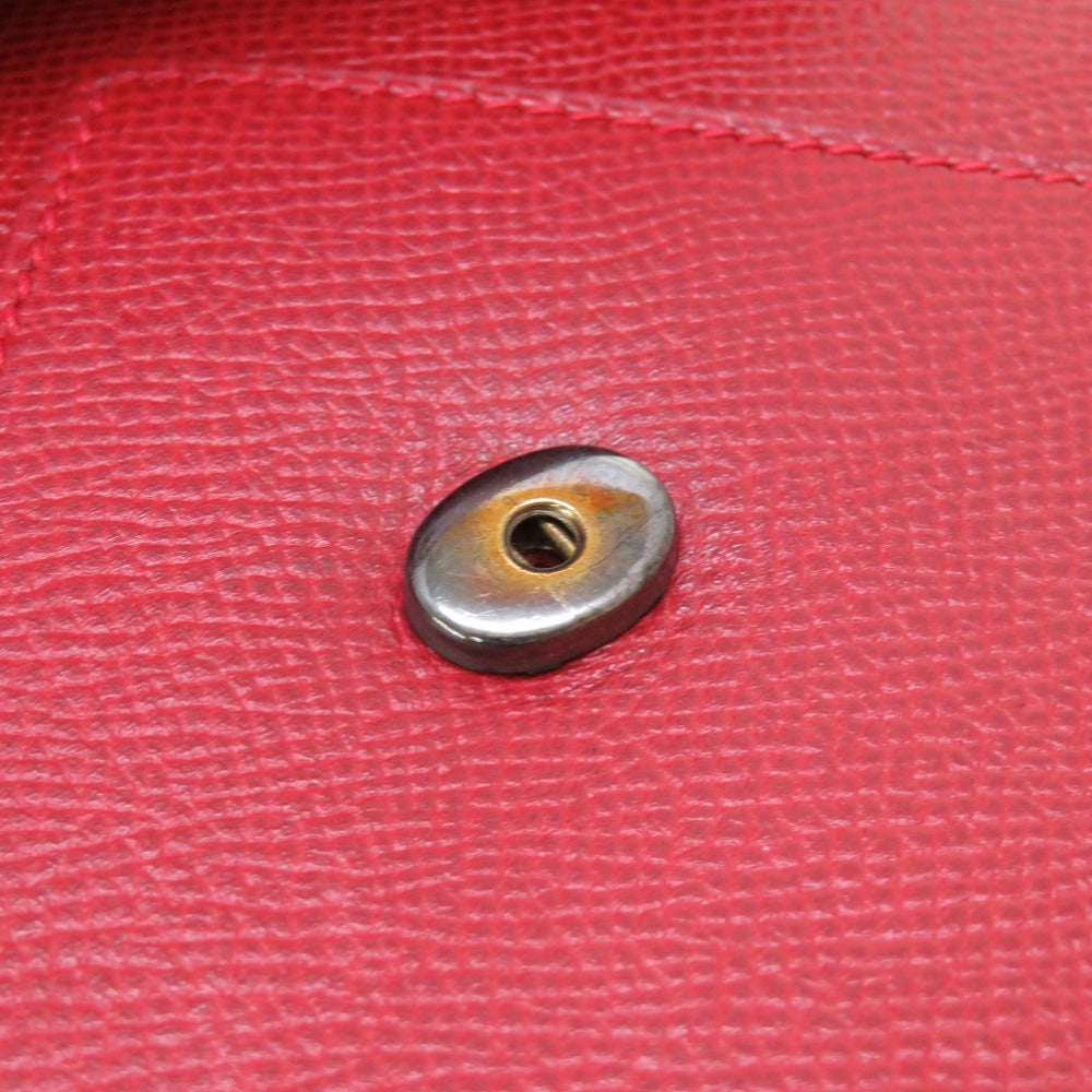 HERMES Clutch bag Courchevel Red