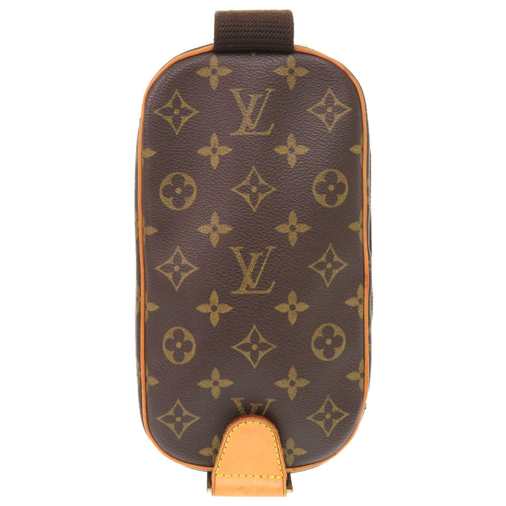 Designer Women's Crossbody Bag | LOUIS VUITTON Sling bag Monogram canvas Brown Monogram Pochette Gange mens