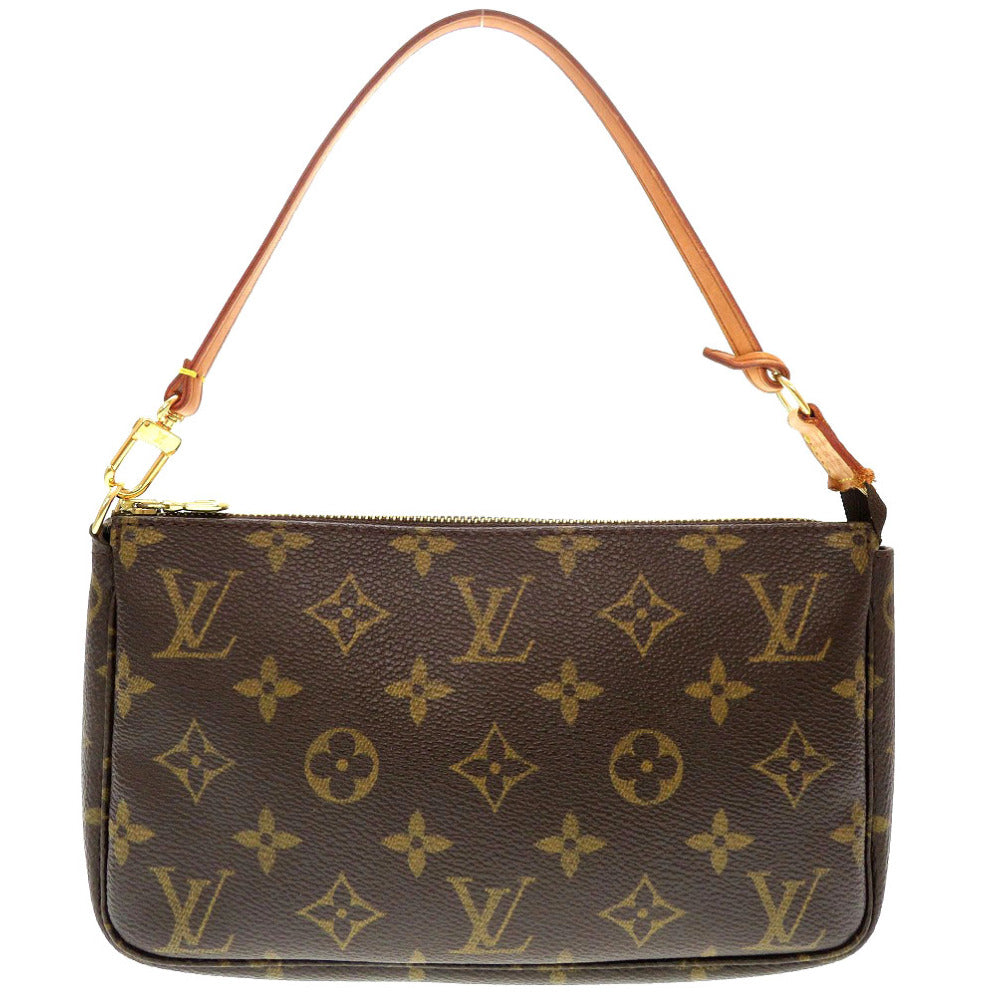 LOUIS VUITTON Pouch Monogram canvas Brown Monogram Pochette Accessories Women