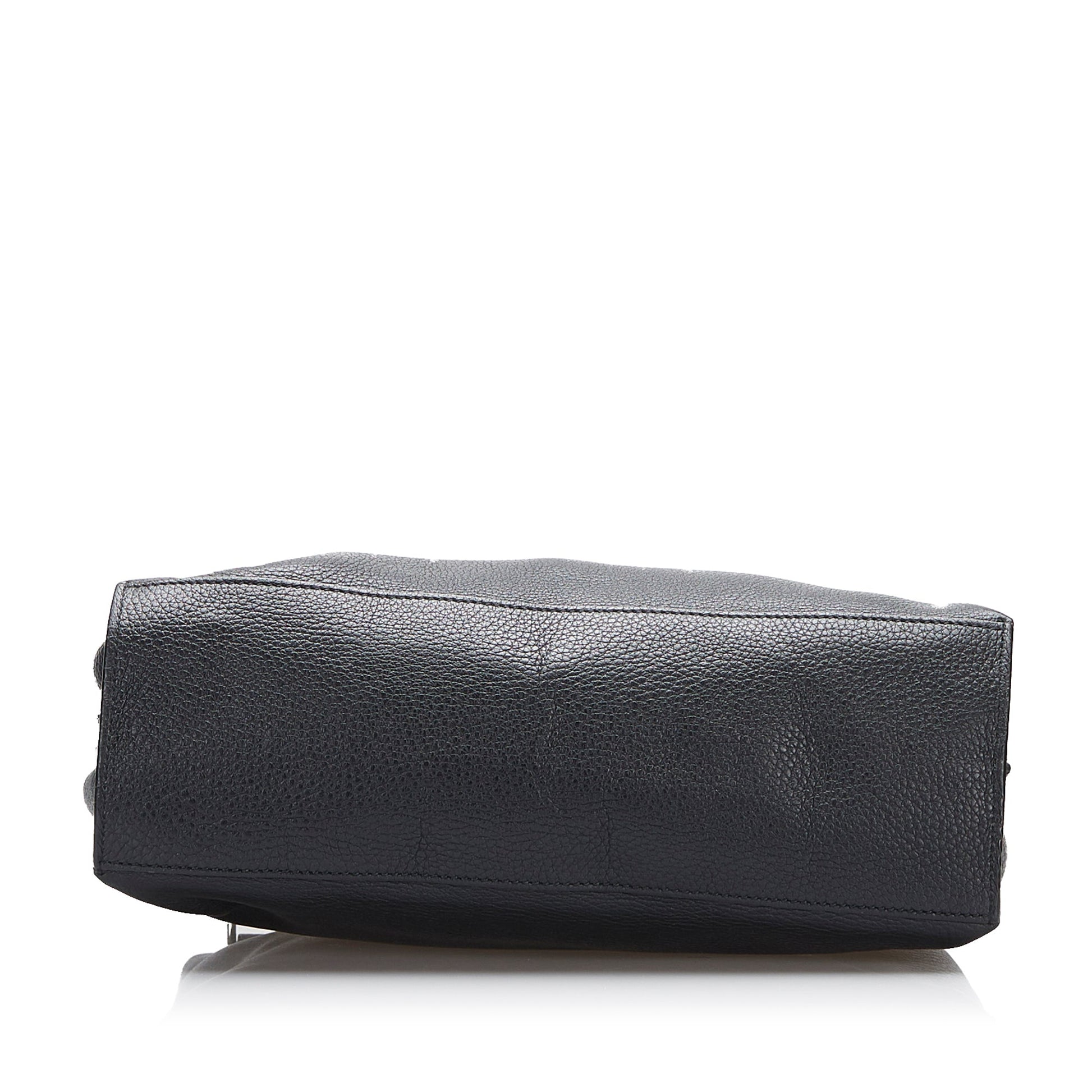 Gucci Twist Leather Top Handle Handbag
