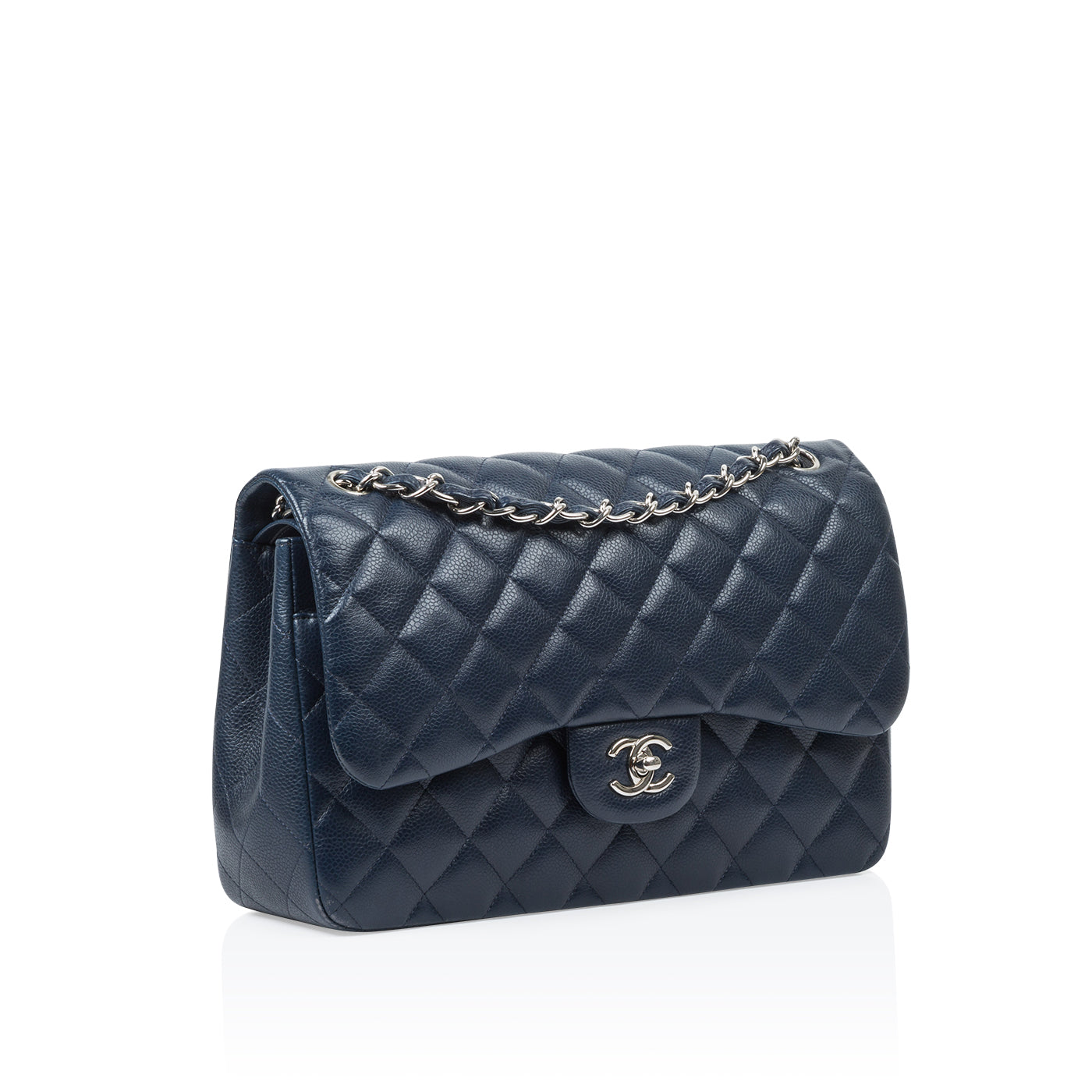 Chanel Jumbo Navy Classic Flap Bag