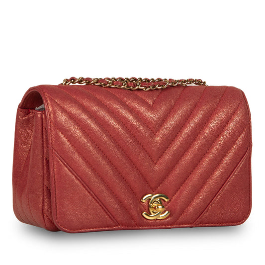 Chanel Chevron Statement Flap Bag