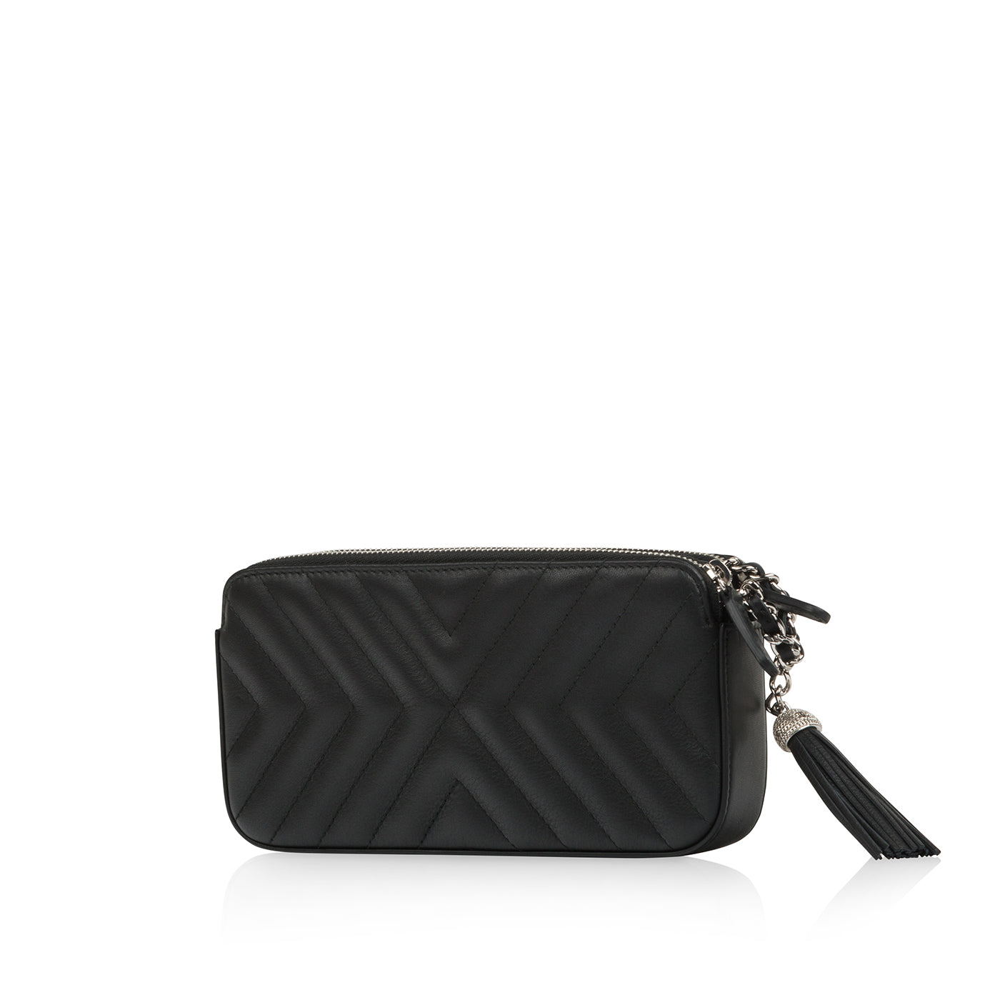 Chanel Chevron Clutch on Chain