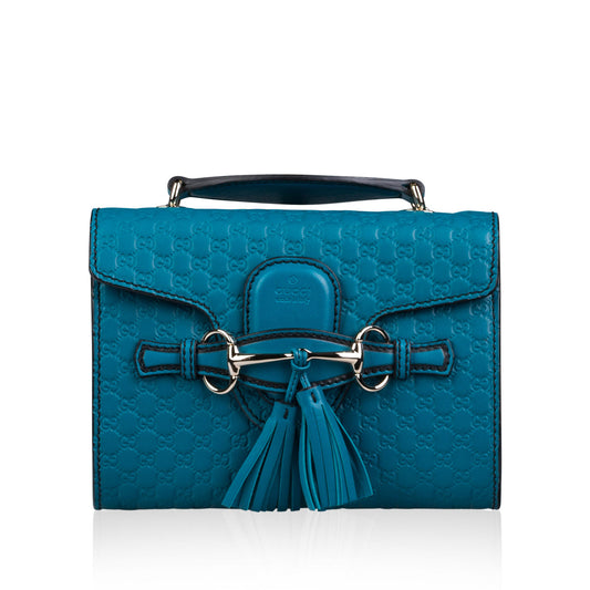 Gucci Monogram Chain Leather Shoulder Bag