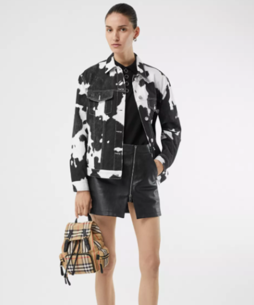 Burberry The Small Rucksack in Checkers