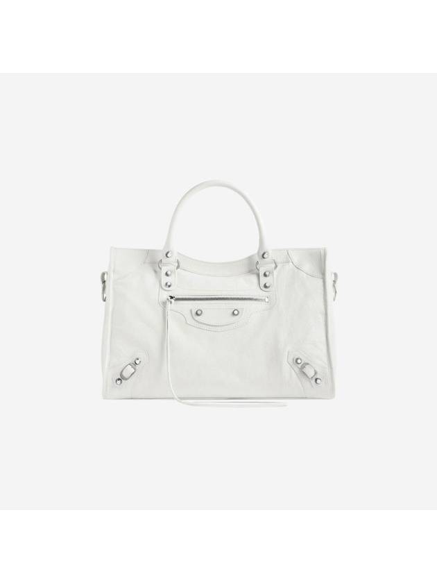 Luxury Balenciaga Trending 2026 Le City Medium Bag White