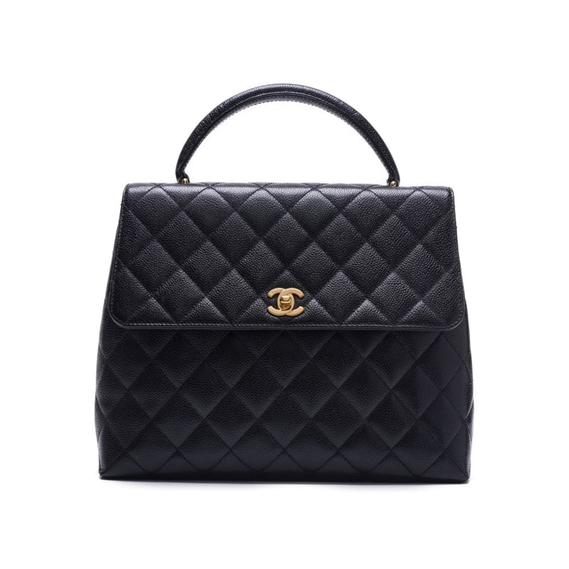CHANEL CHANEL Matrasse Turn-Lock Kerry- Handbag Caviar S Black Shoulder Bag Mini Shoulder Bag Bag Hybrid Ship] Dutch Shark Online