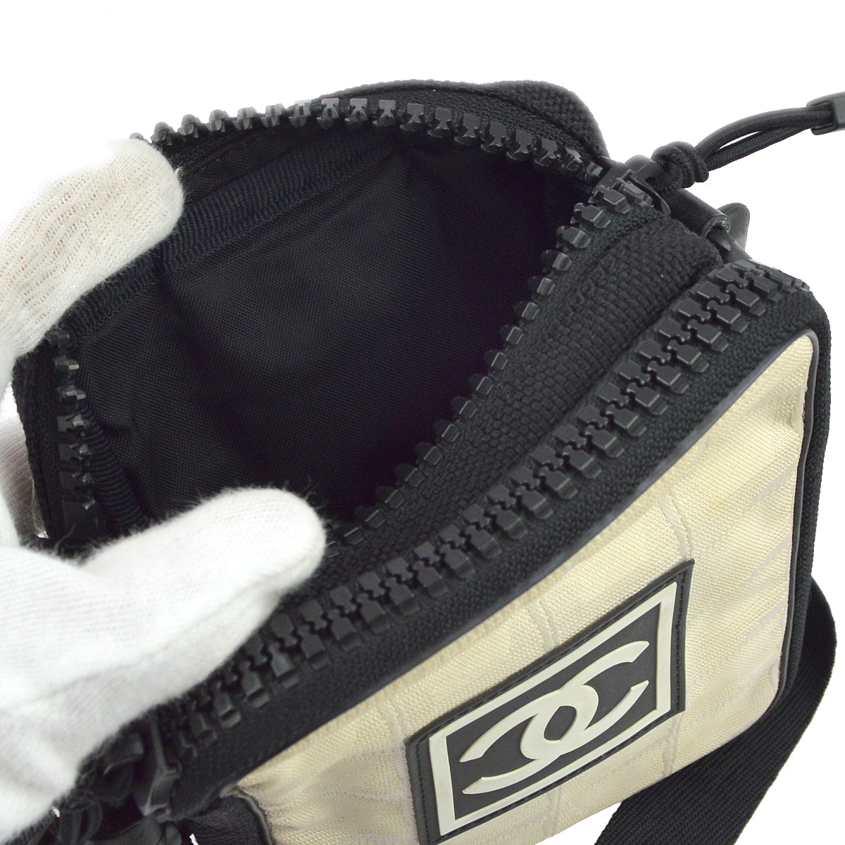 Chanel Beige New Travel Sport Line Shoulder Bag