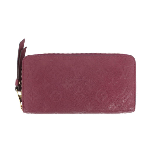 Louis Vuitton Monogram Wallet Long Wallet M60549 Round Fashner