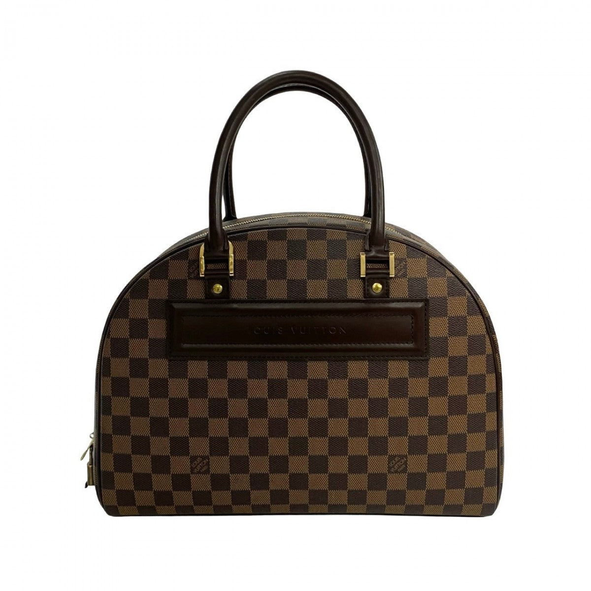 LOUIS VUITTON Handbag Leather, PVC Brown Damier Norita Women(Unisex)