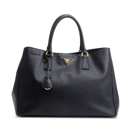 Prada Black Saffiano Lux Large Galleria Tote