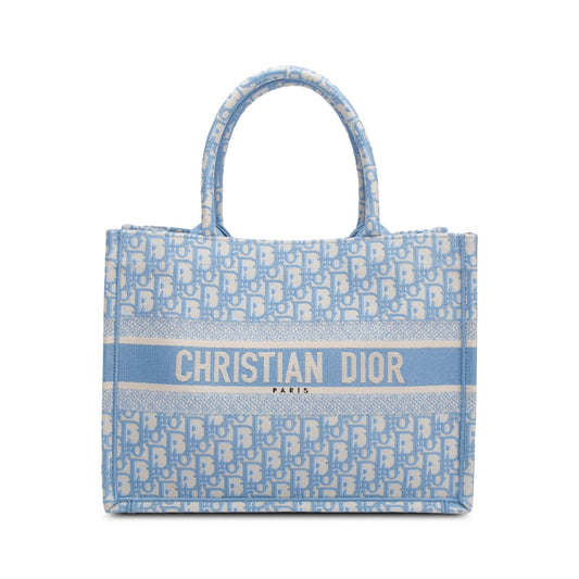 Christian Dior 2021 Blue Oblique Medium Book Tote