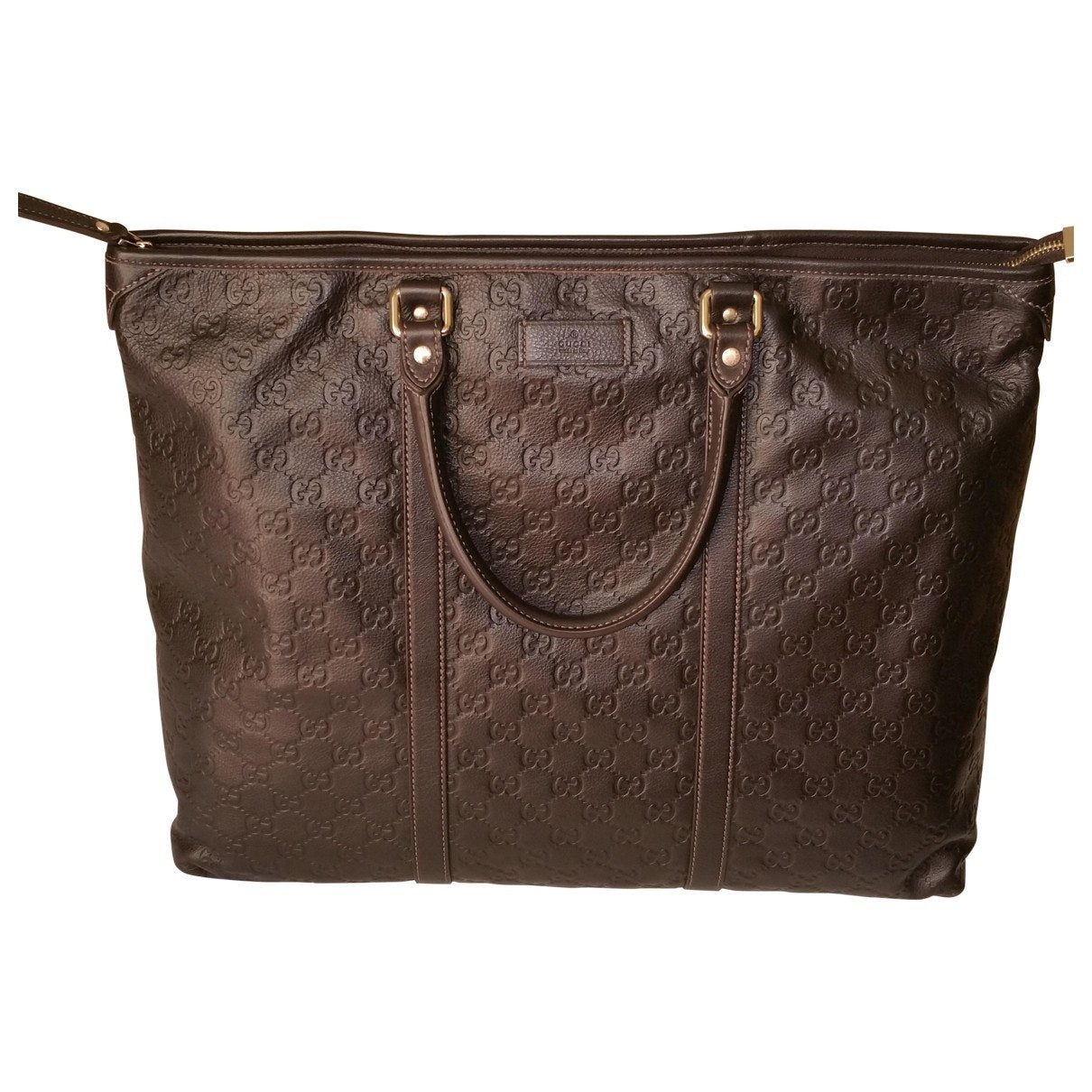Gucci brown leather handbag