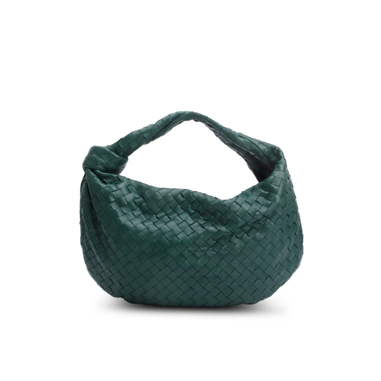 Bottega Veneta Green Intrecciato Leather Classic Jodie Hobo Bag