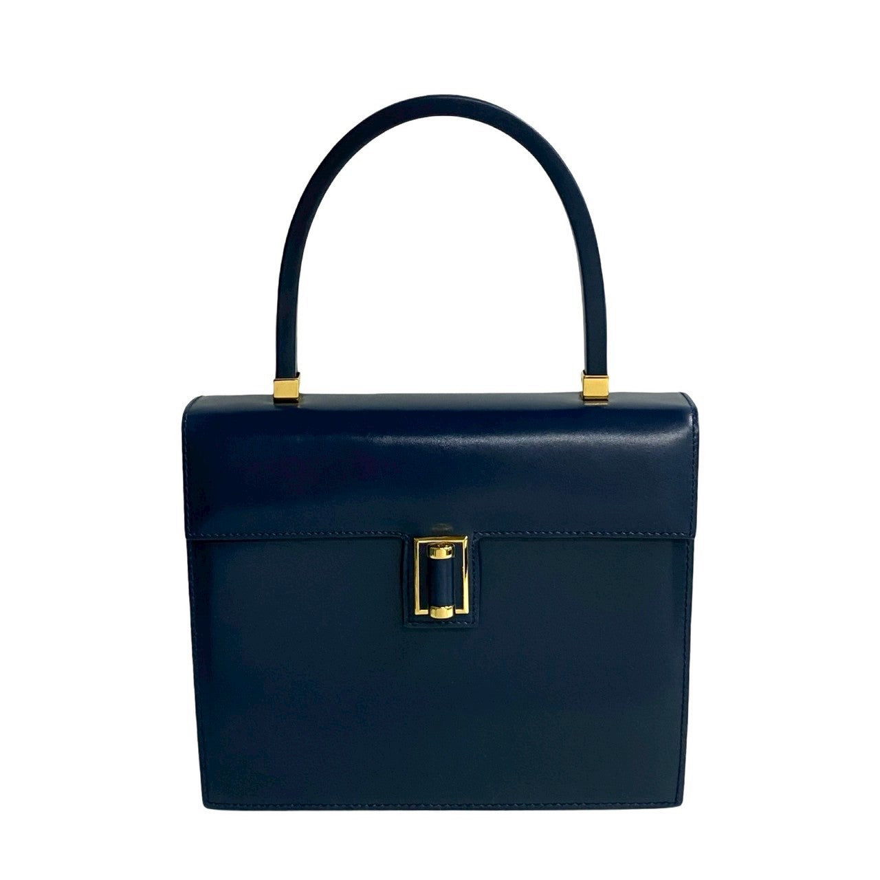 Gucci Old Gucci GG Logo Leather Handbag