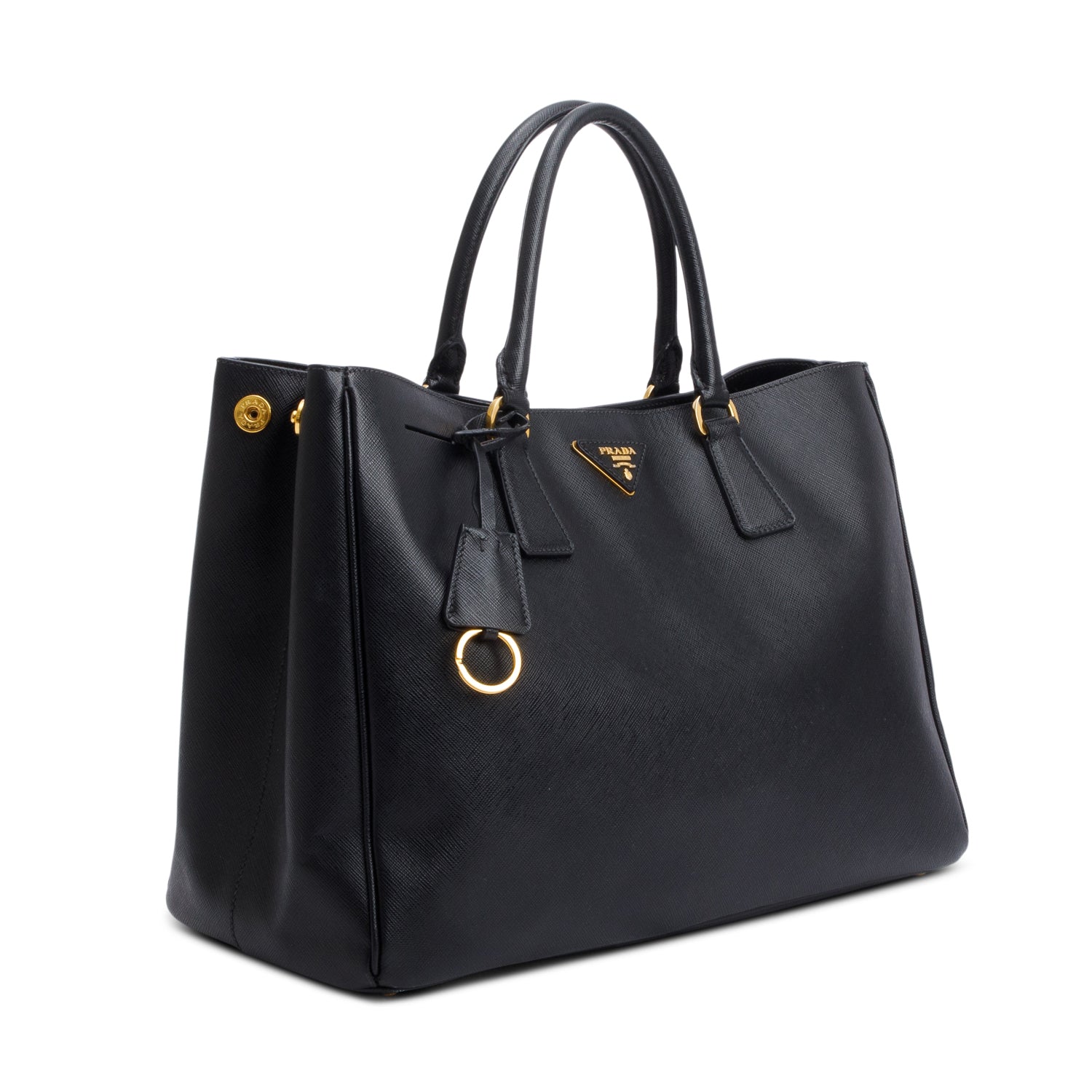 Prada Black Saffiano Lux Large Galleria Tote