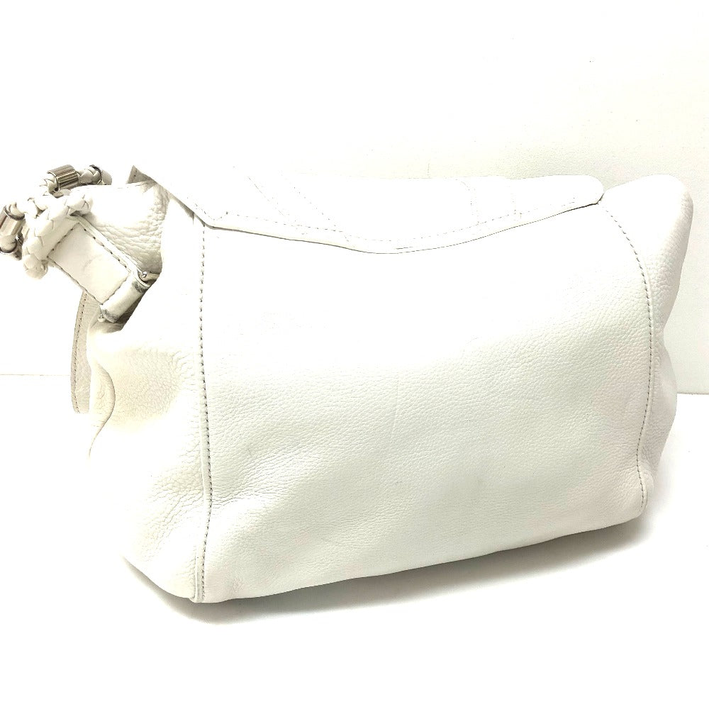 GUCCI Shoulder Bag 240237 leather white Luxury Handbag Women