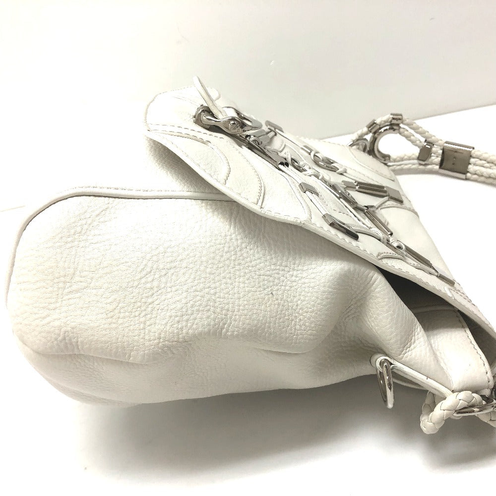 GUCCI Shoulder Bag 240237 leather white Luxury Handbag Women